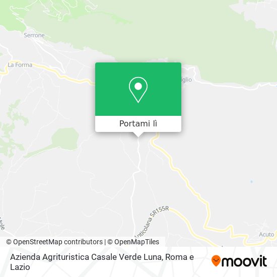 Mappa Azienda Agrituristica Casale Verde Luna