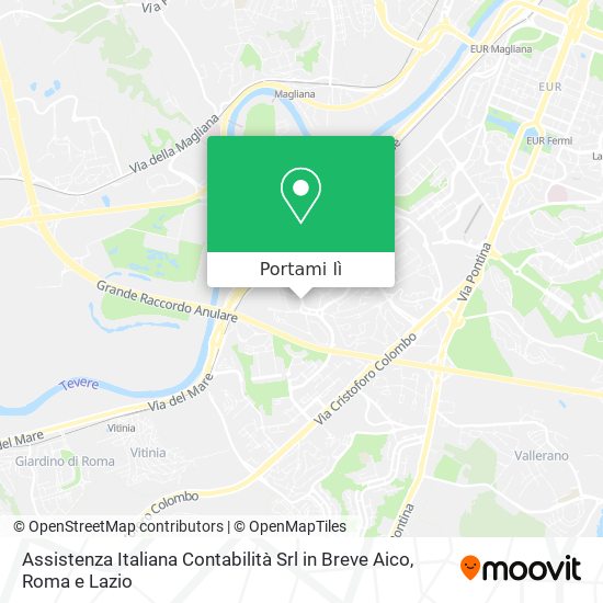 Mappa Assistenza Italiana Contabilità Srl in Breve Aico