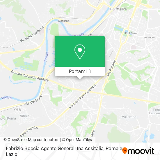 Mappa Fabrizio Boccia Agente Generali Ina Assitalia