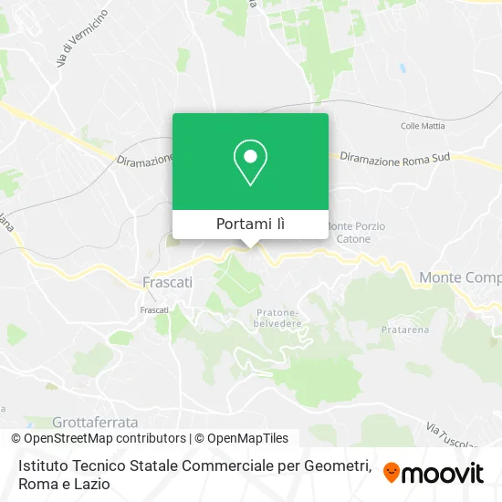 Mappa Istituto Tecnico Statale Commerciale per Geometri