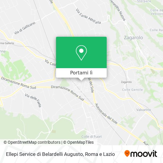 Mappa Ellepi Service di Belardelli Augusto