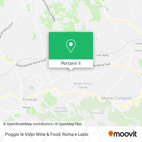 Mappa Poggio le Volpi Wine & Food