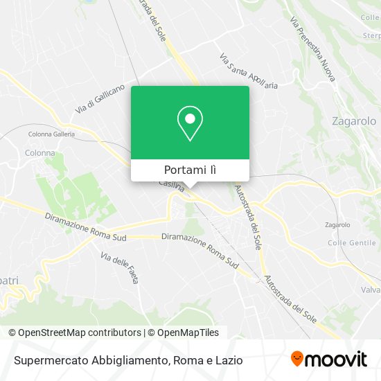 Mappa Supermercato Abbigliamento