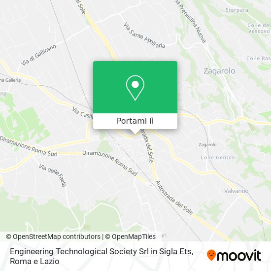 Mappa Engineering Technological Society Srl in Sigla Ets