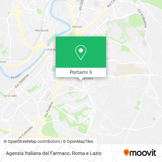 Mappa Agenzia Italiana del Farmaco