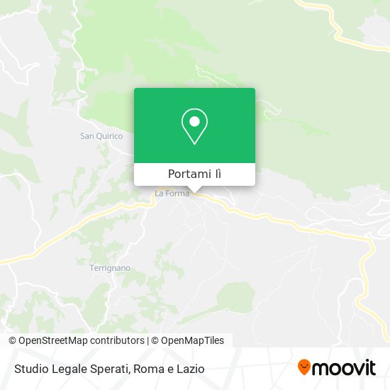 Mappa Studio Legale Sperati
