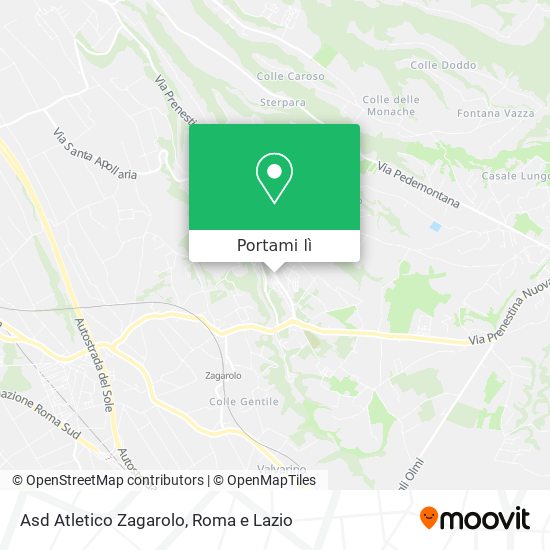 Mappa Asd Atletico Zagarolo