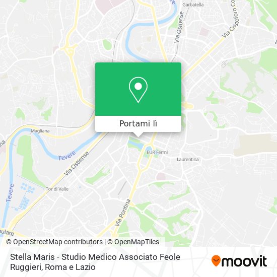 Mappa Stella Maris - Studio Medico Associato Feole Ruggieri