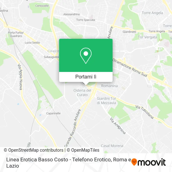 Mappa Linea Erotica Basso Costo - Telefono Erotico