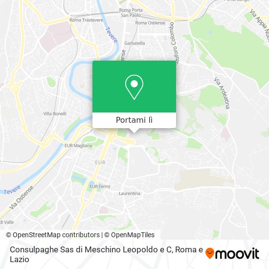 Mappa Consulpaghe Sas di Meschino Leopoldo e C