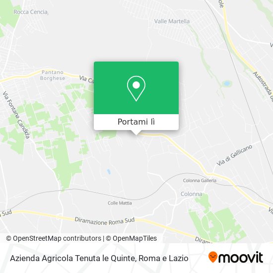 Mappa Azienda Agricola Tenuta le Quinte