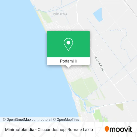 Mappa Minimotolandia - Cliccandoshop