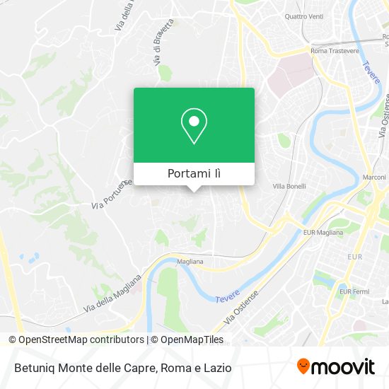 Mappa Betuniq Monte delle Capre