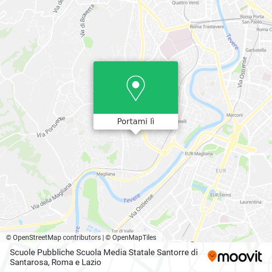 Mappa Scuole Pubbliche Scuola Media Statale Santorre di Santarosa