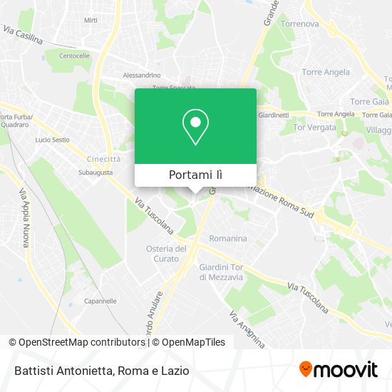 Mappa Battisti Antonietta
