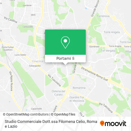 Mappa Studio Commerciale Dott.ssa Filomena Celio