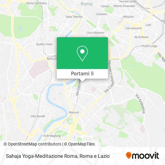 Mappa Sahaja Yoga-Meditazione Roma