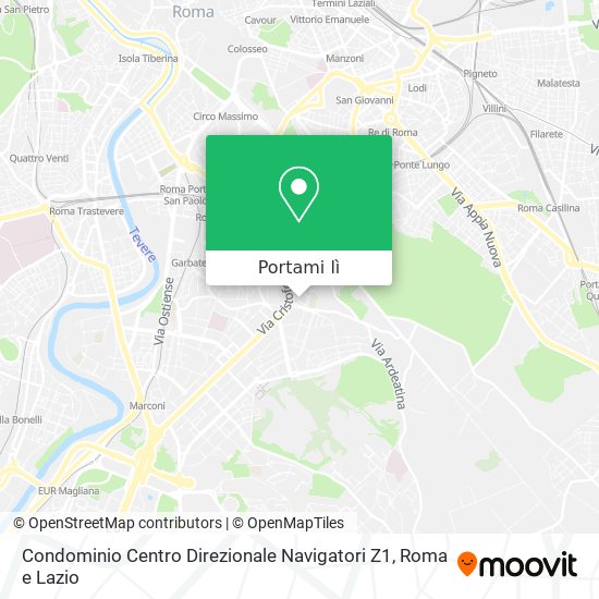 Mappa Condominio Centro Direzionale Navigatori Z1