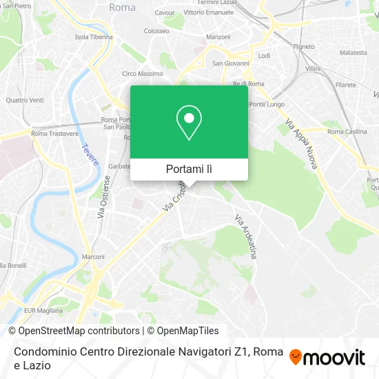 Mappa Condominio Centro Direzionale Navigatori Z1