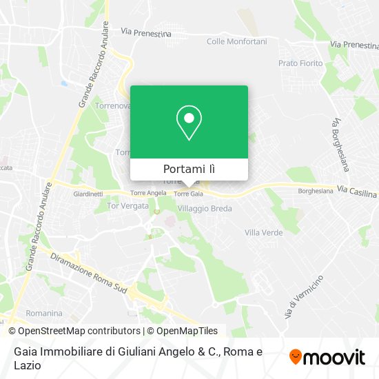 Mappa Gaia Immobiliare di Giuliani Angelo & C.