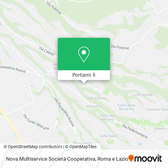 Mappa Nova Multiservice Società Cooperativa