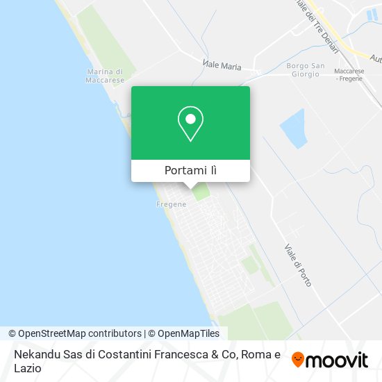 Mappa Nekandu Sas di Costantini Francesca & Co