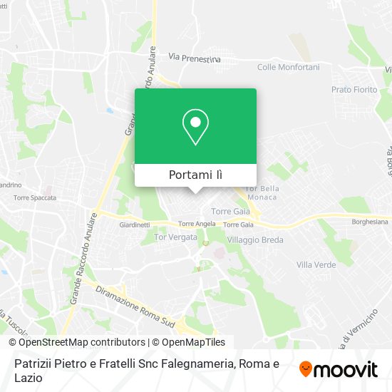 Mappa Patrizii Pietro e Fratelli Snc Falegnameria