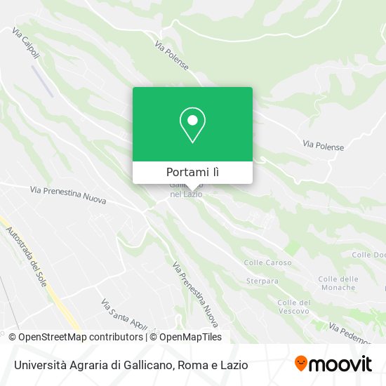 Mappa Università Agraria di Gallicano