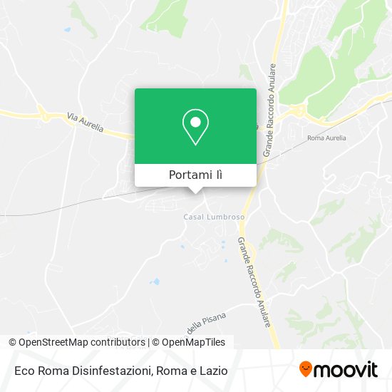 Mappa Eco Roma Disinfestazioni