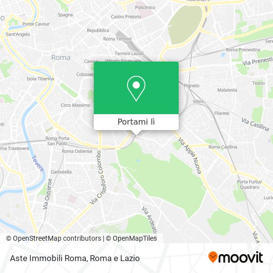 Mappa Aste Immobili Roma