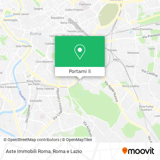 Mappa Aste Immobili Roma