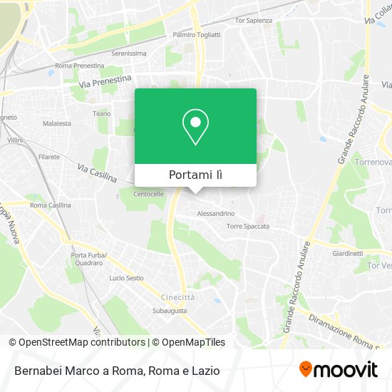 Mappa Bernabei Marco a Roma