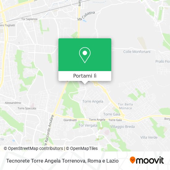 Mappa Tecnorete Torre Angela Torrenova