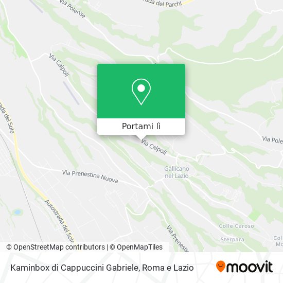 Mappa Kaminbox di Cappuccini Gabriele
