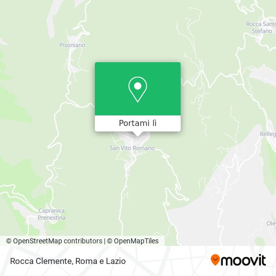 Mappa Rocca Clemente
