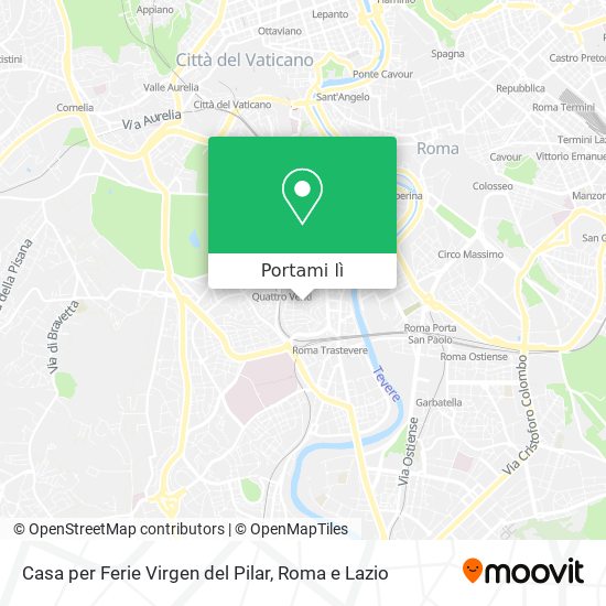 Mappa Casa per Ferie Virgen del Pilar
