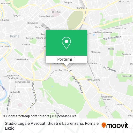 Mappa Studio Legale Avvocati Giusti e Laurenzano