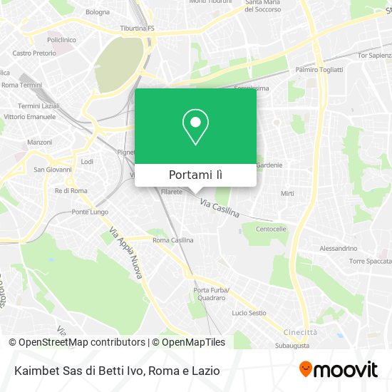 Mappa Kaimbet Sas di Betti Ivo
