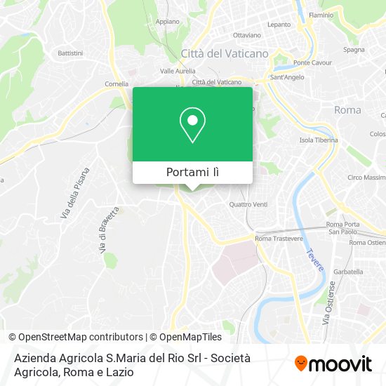 Mappa Azienda Agricola S.Maria del Rio Srl - Società Agricola