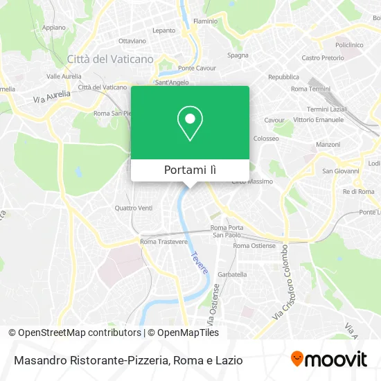 Mappa Masandro Ristorante-Pizzeria