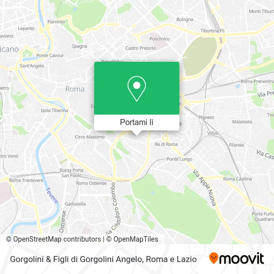 Mappa Gorgolini & Figli di Gorgolini Angelo