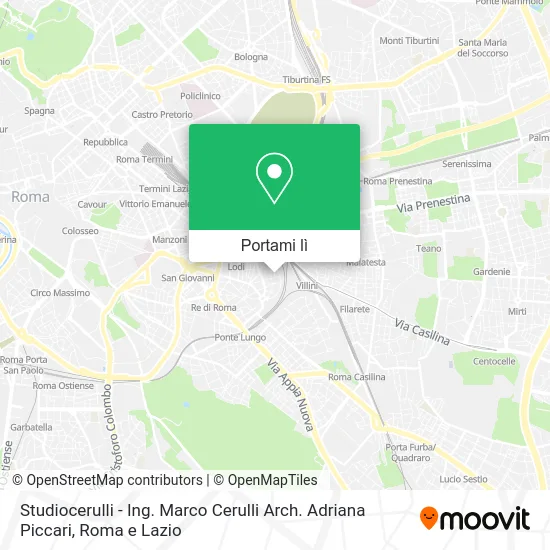 Mappa Studiocerulli - Ing. Marco Cerulli Arch. Adriana Piccari