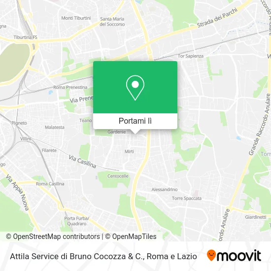 Mappa Attila Service di Bruno Cocozza & C.