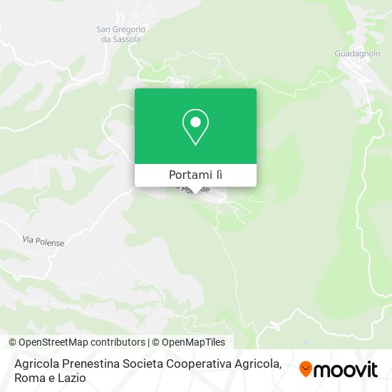 Mappa Agricola Prenestina Societa Cooperativa Agricola