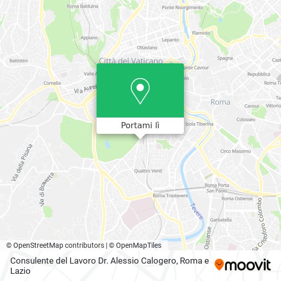 Mappa Consulente del Lavoro Dr. Alessio Calogero