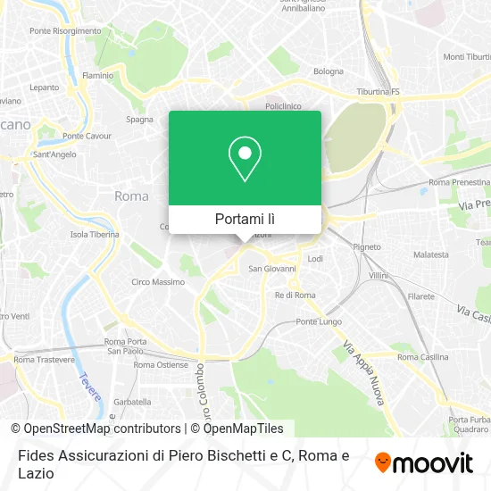 Mappa Fides Assicurazioni di Piero Bischetti e C