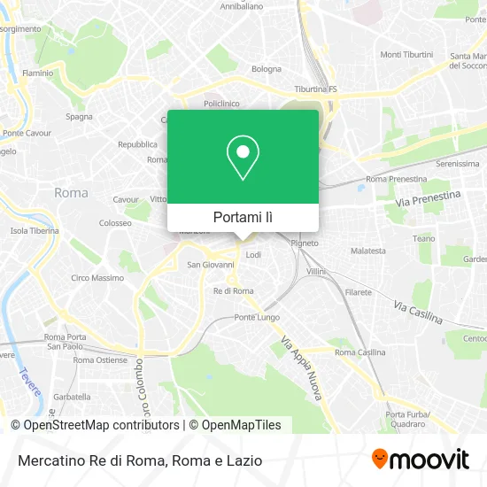 Mappa Mercatino Re di Roma
