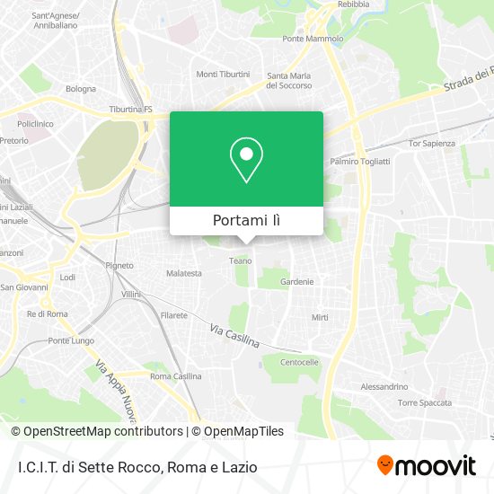 Mappa I.C.I.T. di Sette Rocco