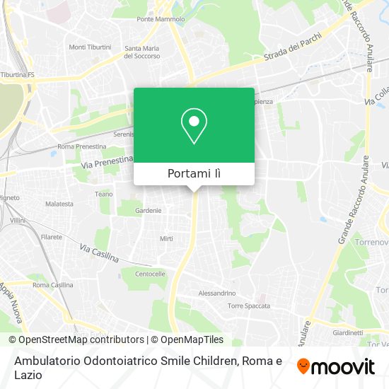 Mappa Ambulatorio Odontoiatrico Smile Children