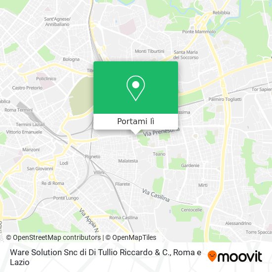 Mappa Ware Solution Snc di Di Tullio Riccardo & C.